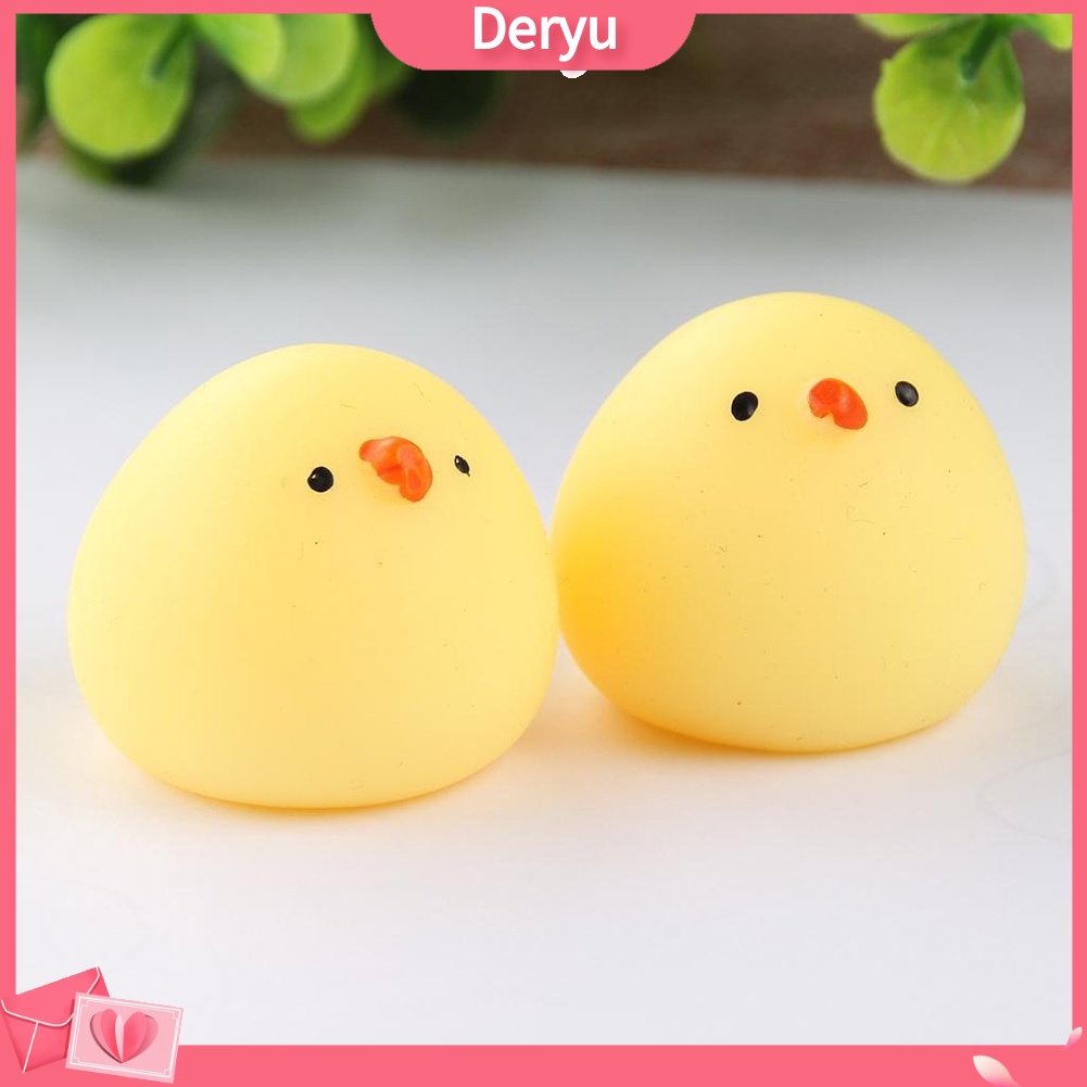 Đồ chơi bóp tay đàn hồi hình con gà mini vui nhộn giảm căng thẳng