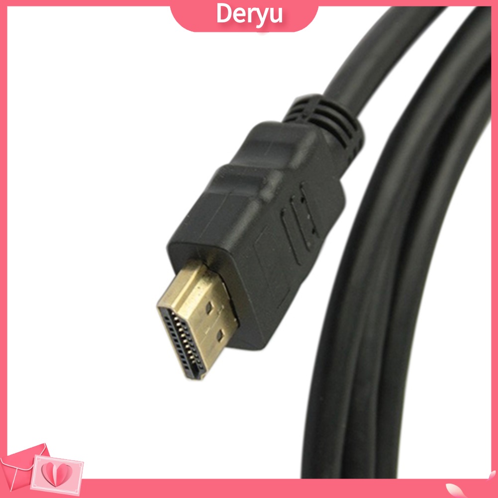 Dây cáp chuyển đổi VGA HDMI sang VGA 6Ft 1080P HDMI màu vàng chuyên dụng