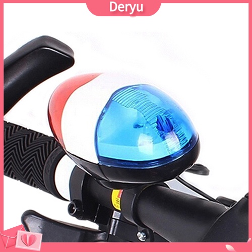 Còi xe đạp tích hợp đèn 6 bóng LED 4 âm thanh đa năng chất lượng cao