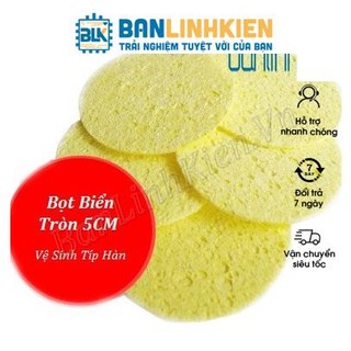 Bọt Biển Chùi Mũi Hàn Tròn 5CM