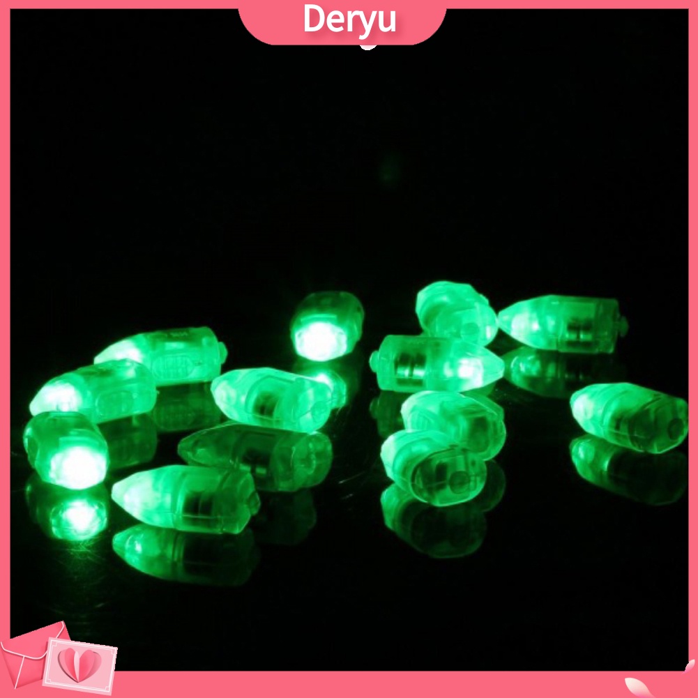 Set 10 đèn led mini thiết kế hình viên đạn chống thấm nước trang trí tiệc cưới/sinh nhật