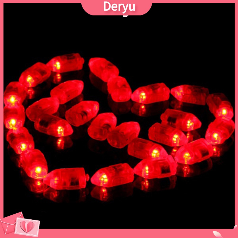 Set 10 đèn led mini thiết kế hình viên đạn chống thấm nước trang trí tiệc cưới/sinh nhật