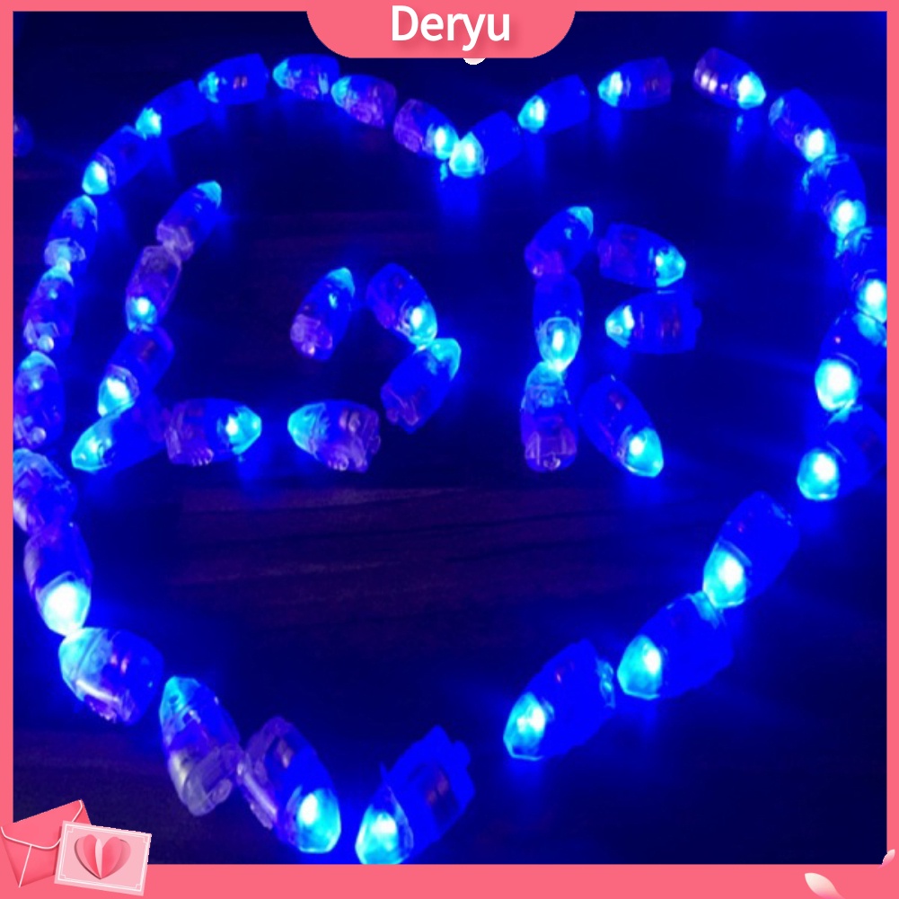 Set 10 đèn led mini thiết kế hình viên đạn chống thấm nước trang trí tiệc cưới/sinh nhật