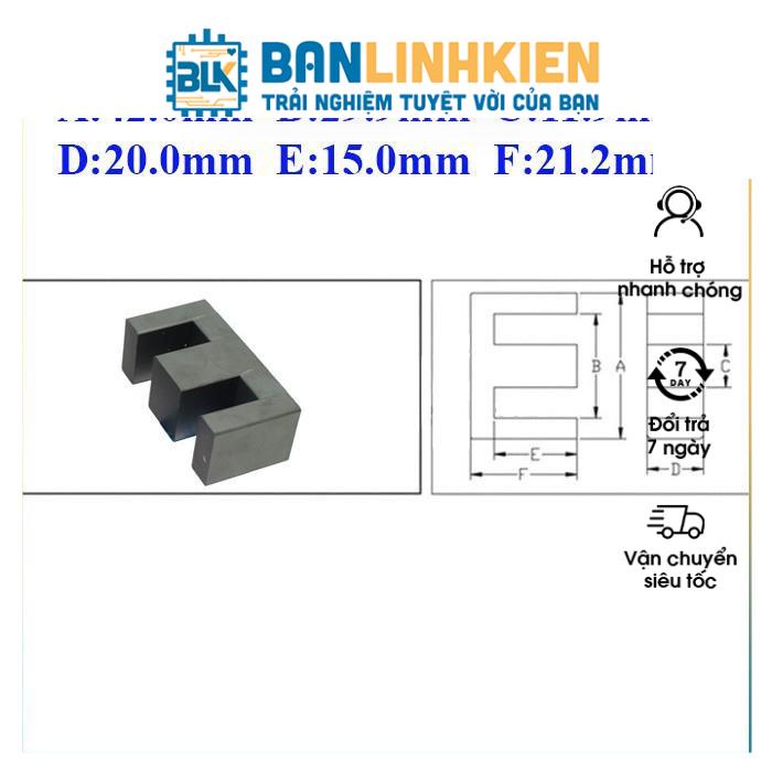 Lõi Biến Áp Xung EE42 6+6