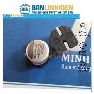 Tụ Nhôm 100uF 16V, 25V