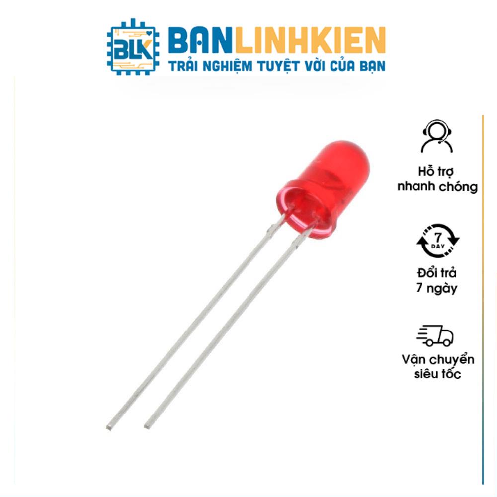 Led 5MM Phủ Đỏ (10 Chiếc)