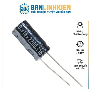 Tụ hóa 2200uf 16v 10x20mm