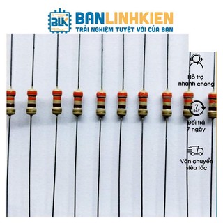 Điện Trở Vạch 1/4W 5% 0.11R-39R (50 Chiếc)