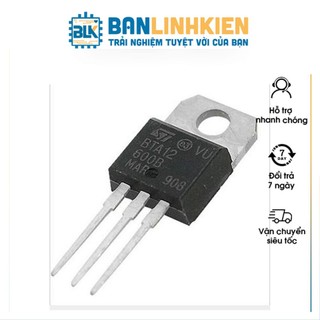 IC Bán Dẫn BTA12-600B TO220 TRIAC 12A 600V