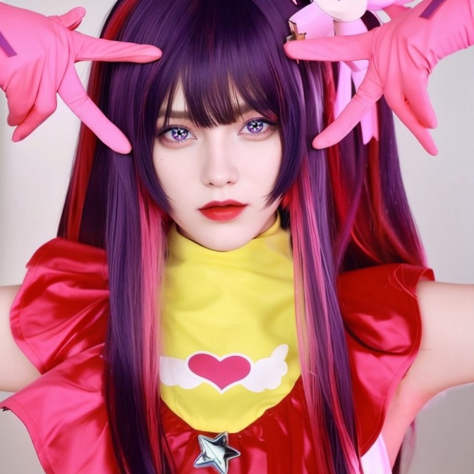 Lens cosplay Ai Hoshino/Ruby/Aquamarine - Oshi no ko