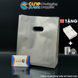 Túi Nilong Hột Xoài " Xám Mạnh Mẽ " PE Zin [1KG] - CTY BAO BÌ CUBE