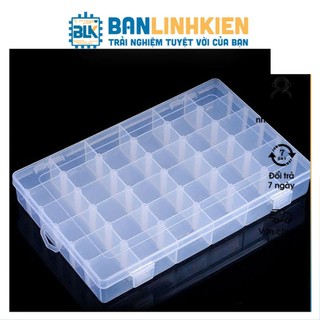 Hộp Đựng Linh Kiện 36 Ngăn (Đựng Phụ Kiện Trang Sức)