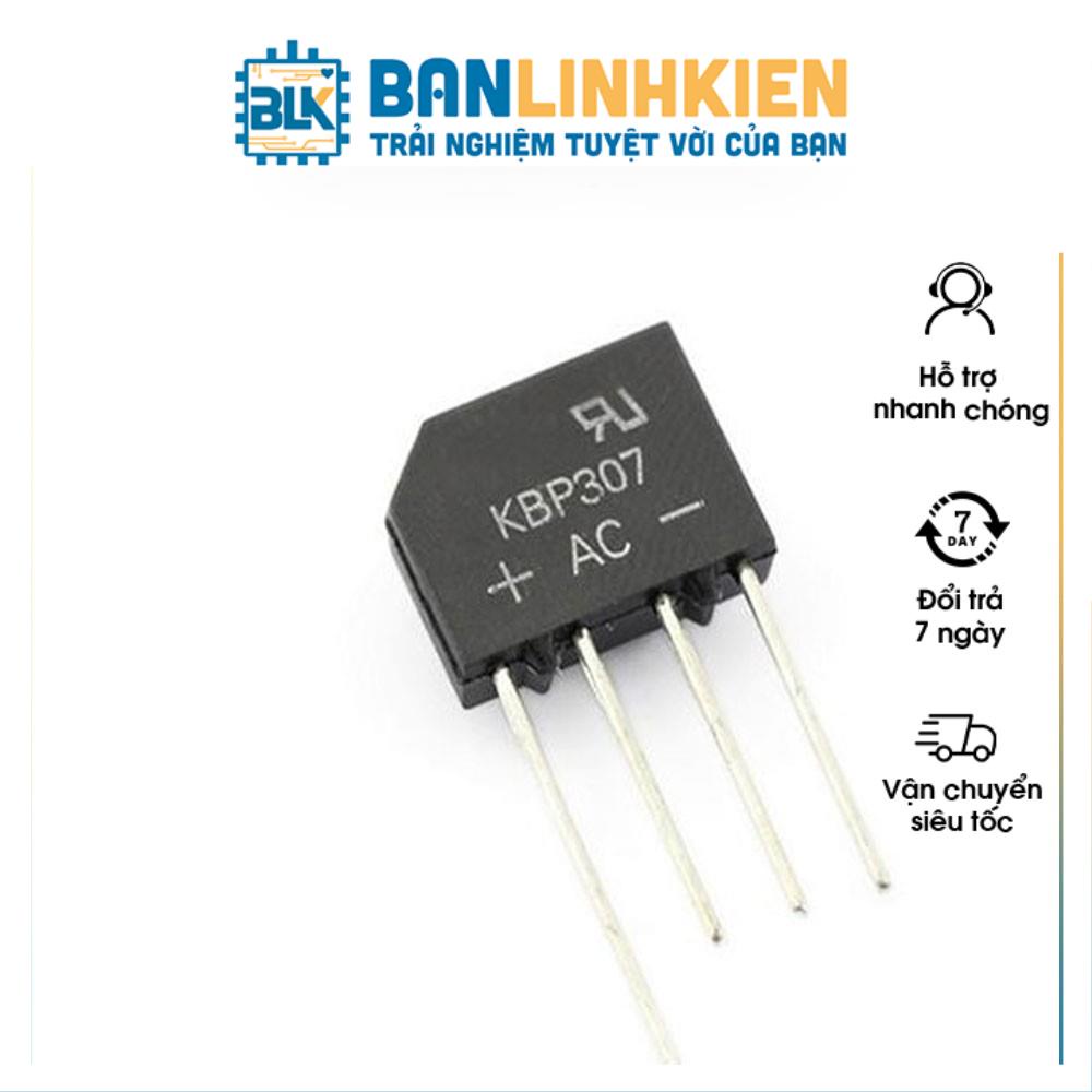 Diode Cầu 3A 700V KBP307 (Vuông)