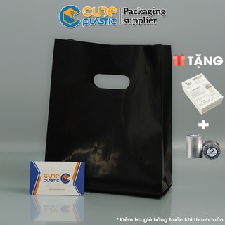 Túi Nilong Hột Xoài Đen Sang Trọng PE Zin [1KG] - CTY BAO BÌ CUBE