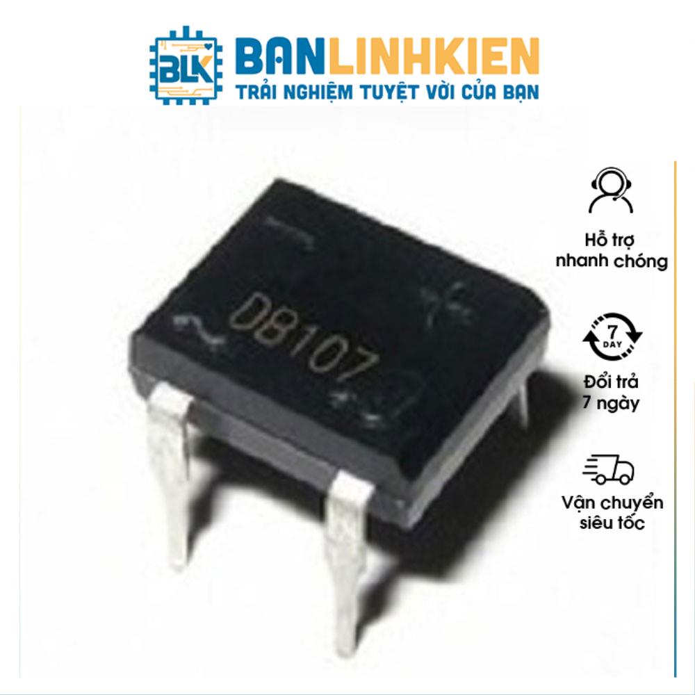 Diode Cầu 1A 1000V DB107 DIP