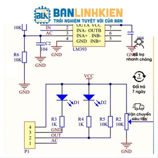 Cảm Biến Độ Ẩm HR202