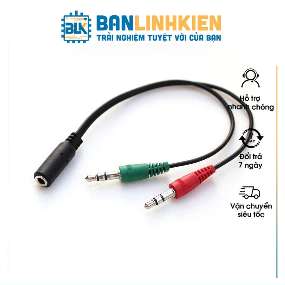 Cáp Gộp Audio Và Micro 3.5MM
