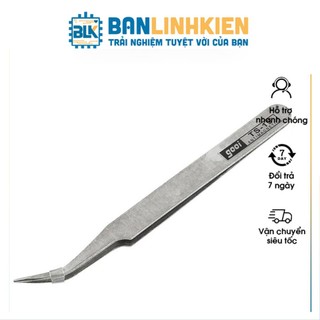 Nhíp Kẹp Linh Kiện TS-15 Cong (Gắp Đá Nail, Nối Mi, Nhặt Lông Yến)