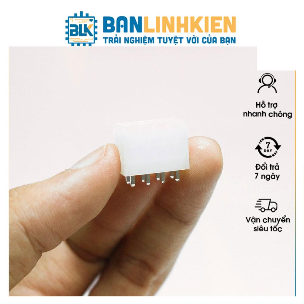 Giắc cắm 4Px2 Lõi 5557 Đực Thẳng