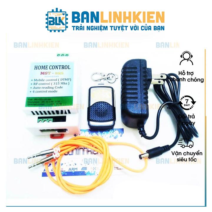 BLK Bộ điều khiển máy bơm, đèn, thiết bị tưới tiêu từ xa qua tin nhắn cuộc gọi MST-022