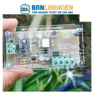 Mạch Sạc Acquy 3 Giai Đoạn 12-24V MDT3S