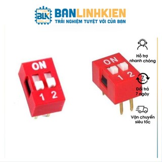 Công tắc bit 2p màu đỏ