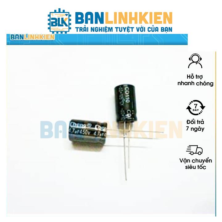 Tụ Hóa 4.7uF 450V, 50V