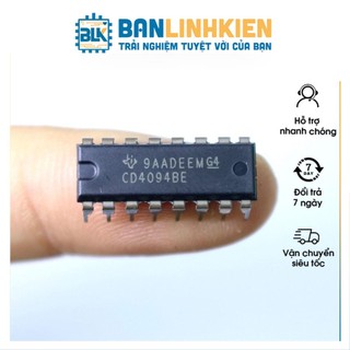 IC Chức Năng CD4094 DIP16 (Chính Hãng Texas)