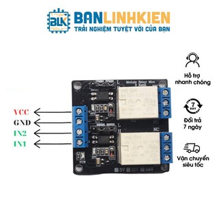 Mạch Relay Mini 2 Kênh 12V RL-M2-12V