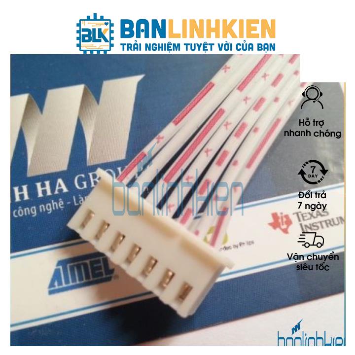 Dây Trắng XH2.54-4P, 5P, 7P, 8P, 9P