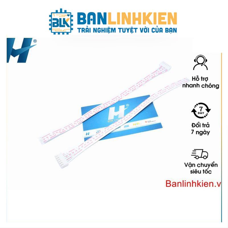 Dây Trắng XH2.54-4P, 5P, 7P, 8P, 9P