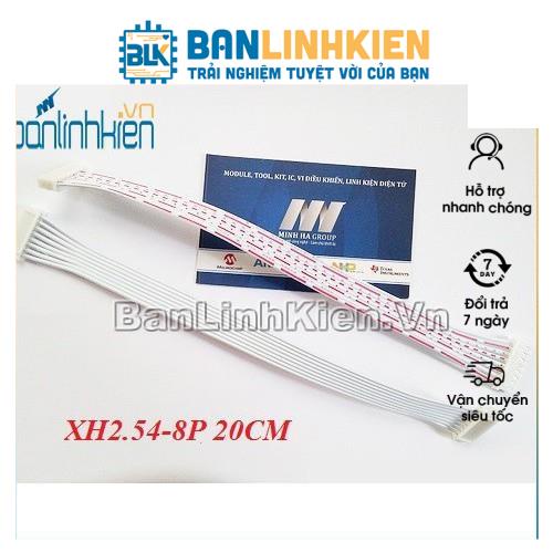 Dây Trắng XH2.54-4P, 5P, 7P, 8P, 9P