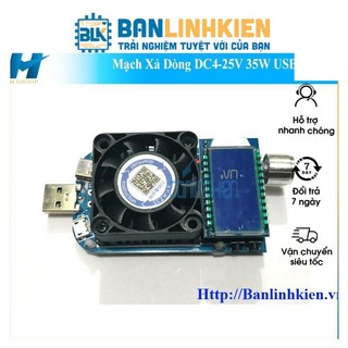 Mạch xả dòng dc4-25v 35w usb-kz35