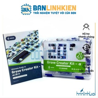 Arduino Starter -Bộ 20 Loại Cảm Biến Cho Người Mới Bắt Đầu Chính Hãng Grove Sử Dụng Với Arduino Có Thư Viện Hỗ Trợ