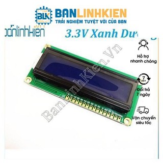 Màn Hình LCD1602 Xanh Dương 3.3-5V