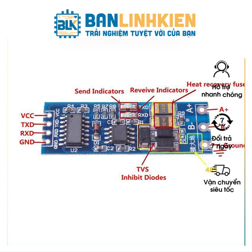 Mô Đun Module RS485 RS485-TTL01