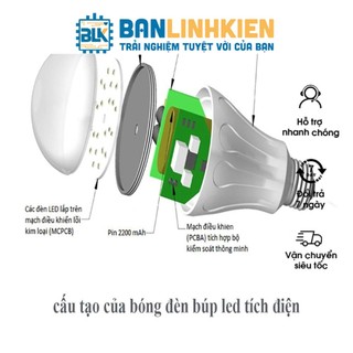 BLK Bóng Đèn Tích Điện Thông Minh 5W