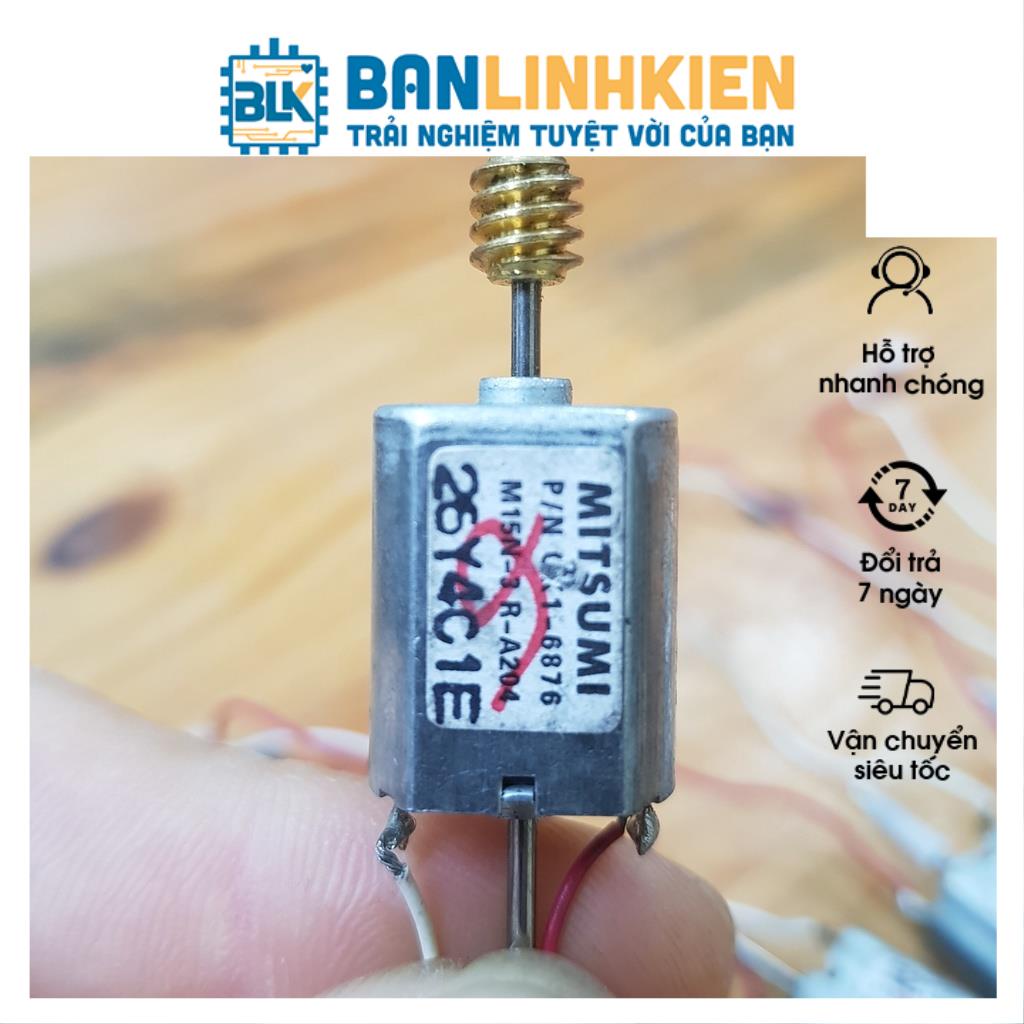 Combo 5 chiếc động cơ DC3-6-12VDC Sử dụng làm mô hình, đồ chơi, robot