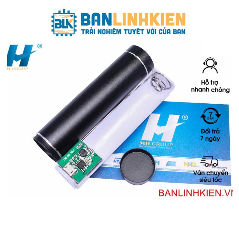 Box Sạc Pin Dự Phòng 1 Pin Vỏ Sắt