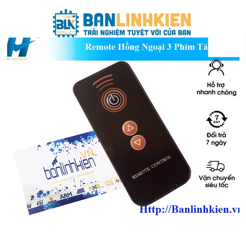 Remote Hồng Ngoại 3 Phím Tăng-Giảm