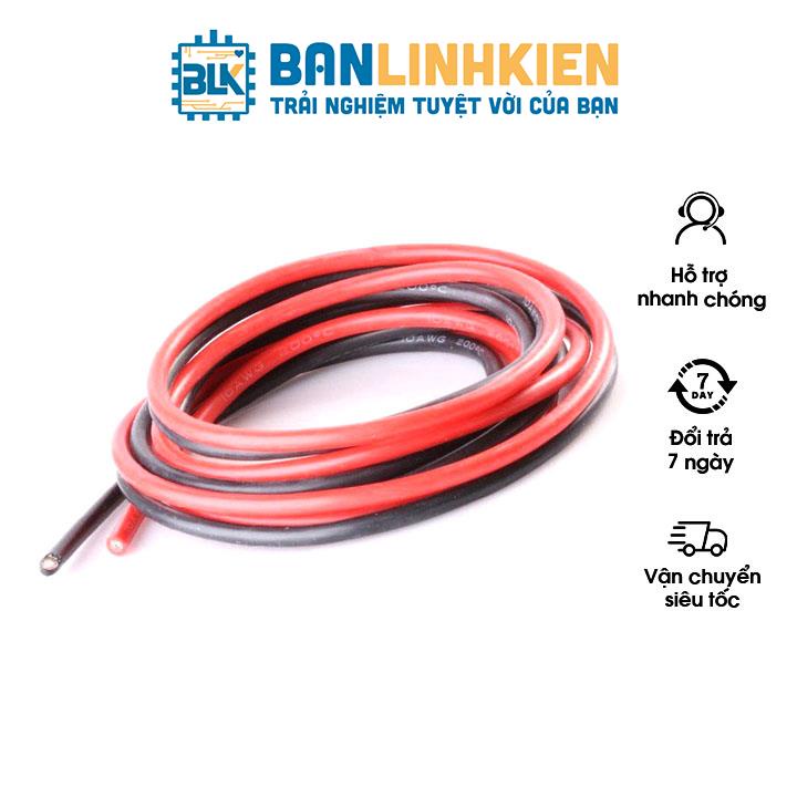 Dây Điện Silicon Chịu nhiệt 14awg/ 16awg/ 18awg/ 20awg/ 22awg/ 24awg/ 26awg/ 28awg/ 30Awg Chịu Dòng Cao