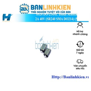 SS24 DO-214AC Diode Schottky 2A 40V (SR240 SMA DO214) (5c)