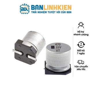 Tụ nhôm 470uf 35v 10x10.5mm