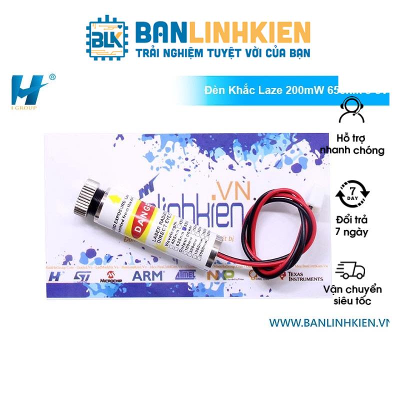 Đèn Khắc Laze 200mW 650nm 3-5V