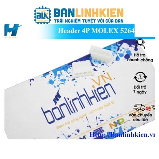 Header 4p molex 5264-4y cái