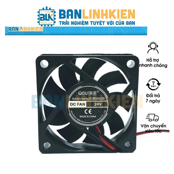 Quạt Tản Nhiệt 24V 6x6CM