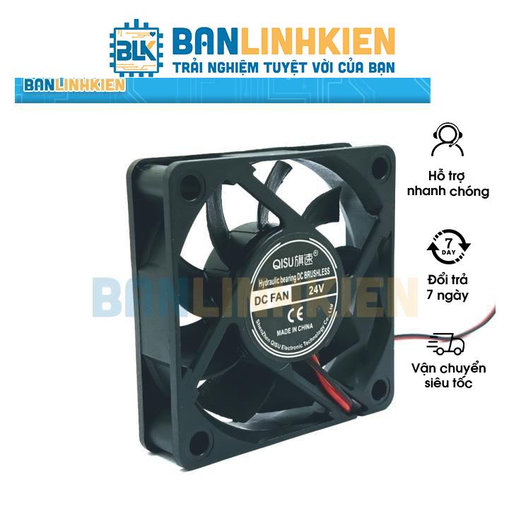 Quạt Tản Nhiệt 24V 6x6CM