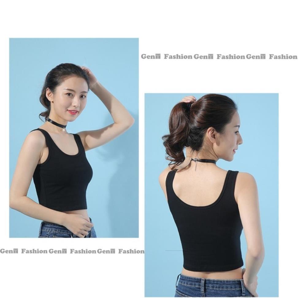 S69 QUÀ TẶNG DÂY CHUN KHI MUA Áo 2 dây nữ bản to cổ U, Áo croptop nữ 2 dây ôm body phong cách Hàn Quốc -2D13- | BigBuy360 - bigbuy360.vn