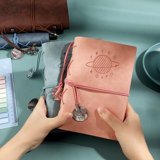 Hot-selling a6 notebook high-value influencer handbook retro loose-leaf book college student cute girl mind notepad