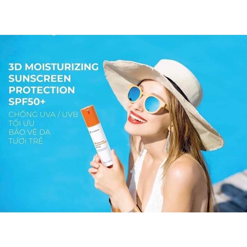 Kem chống nắng Md:ceuticals 3D Moisturizing Sunscreen Protection SPF50+